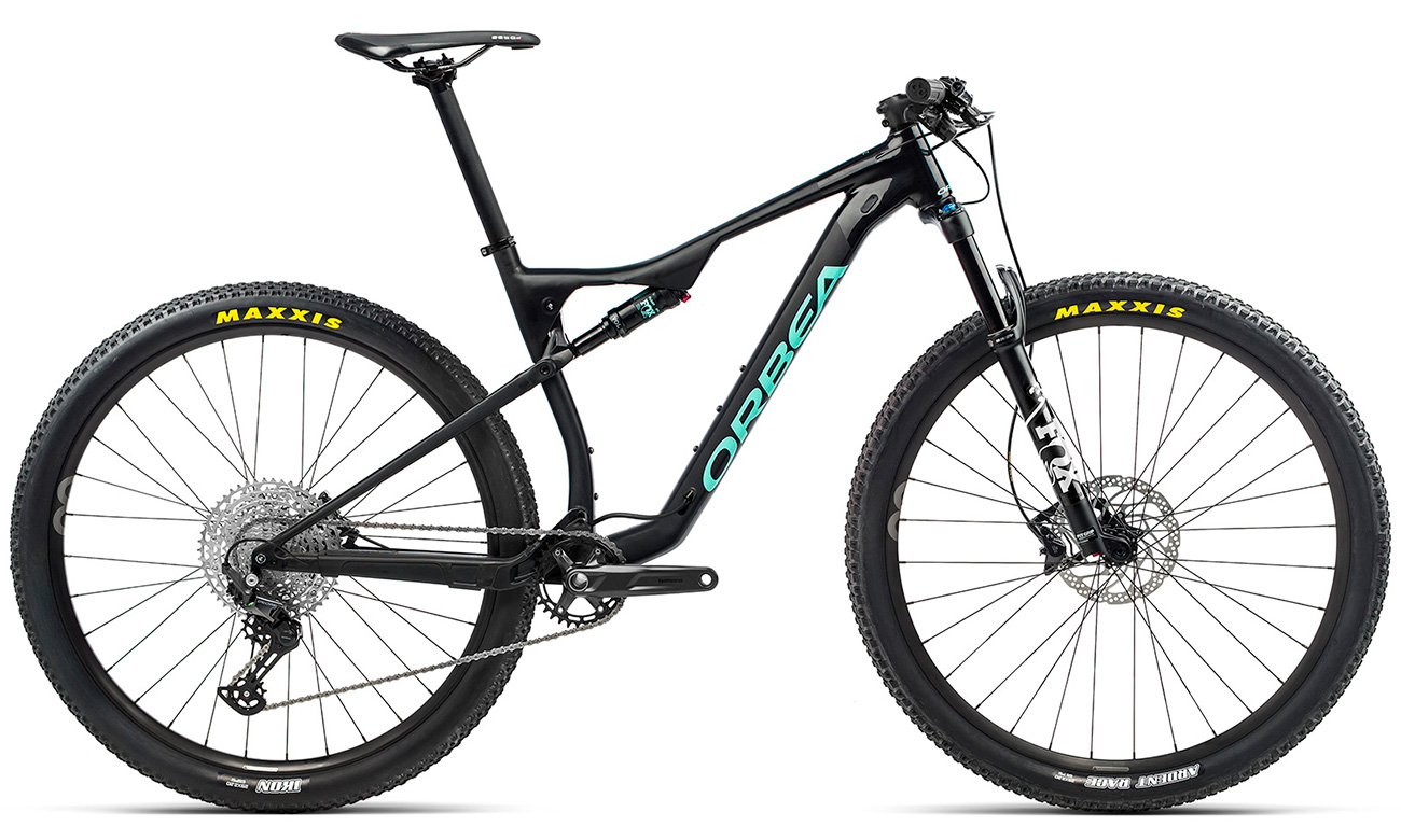Фотография Велосипед Orbea Oiz H30 29" размер XL 2021 Черно-зеленый